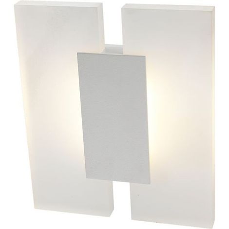 Italux Jacob - Applique moderna a LED bianca, bianco caldo 3000K 420lm