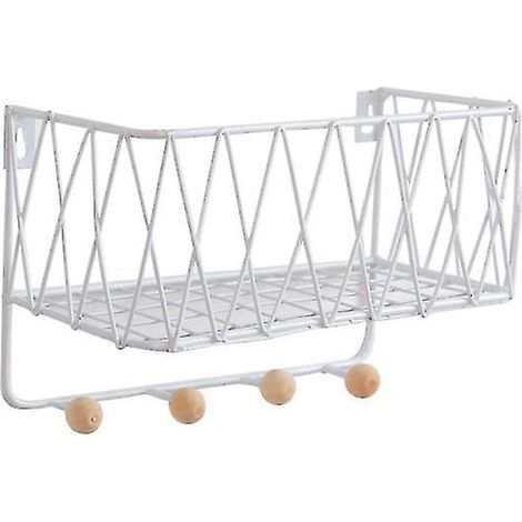 Das neue 1-teilige Aufbewahrungsregal mit Haken (1/3)