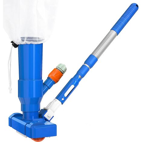 Upgrade 40" tragbarer Pool-Staubsauger, Pool-Unterwasser-Staubsauger mit Bürste