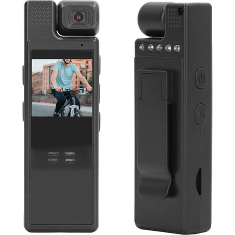 Enregistreur de cyclisme, écran couleur de 1.3 pouces, caméra de sport à clip arrière, Angle rotatif de 180 degrés, batterie intégrée (1/5)