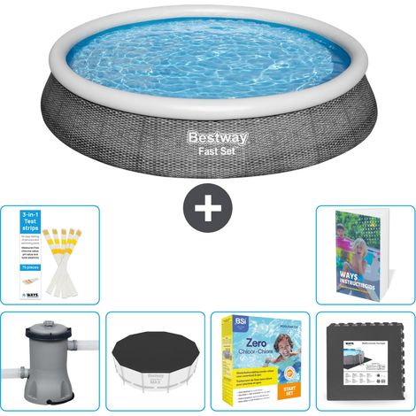 Bestway Bestway Fast Set Ronde - 396x84 cm - 7-pièces S259 (1/5)