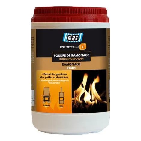 Polvo químico para deshollinamiento de chimeneasPropfeu: tarro de 900 g
