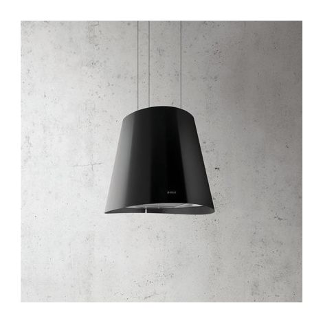 Elica – Hotte décorative îlot 49cm 610m³/h noir – Moteur intégré – 3 vitesses – Classe A – PRF0071970D (1/7)
