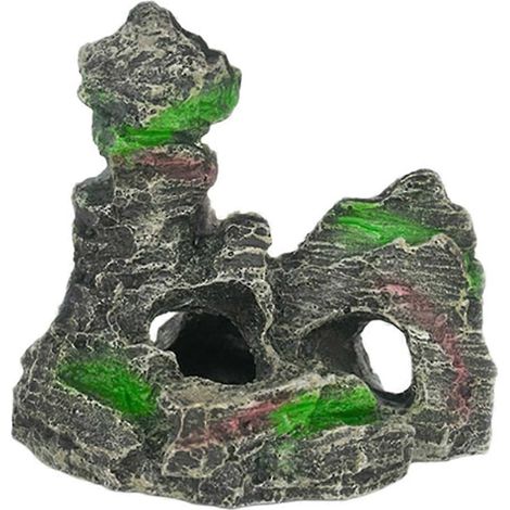 Mini fausses pierres décoratives pour aquarium, décoration pour aquarium, D (1/5)