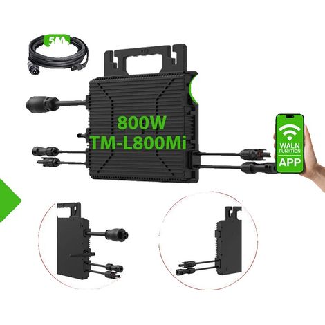 Micro Onduleur, Double MPPT, Connectivité Wi-Fi, 800W, 220-240V (1/5)