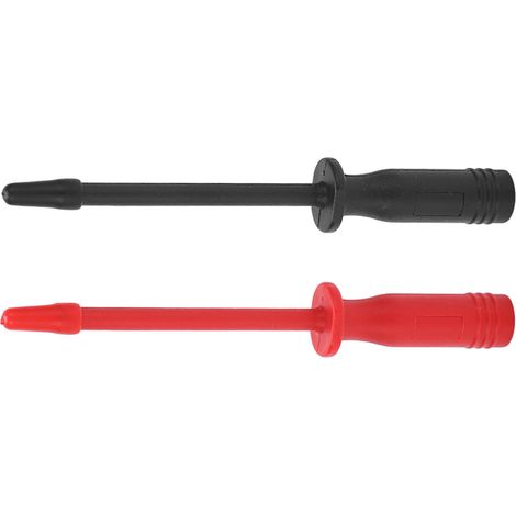 Lot de 2 pinces de test pour multimètre J.30016 avec port de connexion de 4 mm, outil de test pour réparation automobile, aiguille de test d'isolation (1/5)
