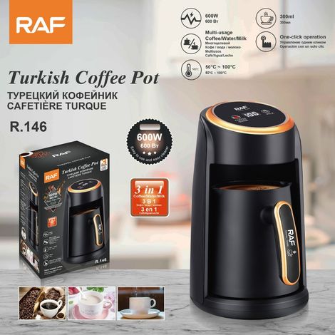 Norme européenne - Tasse à café chauffante domestique/Cafetière turque - Machine à café portable pour le bureau - 0,5 L