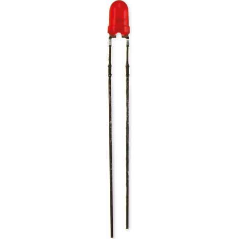 KINGBRIGHT LED, L-7113SRD-J4, Rot, 5 mm (T-1 3/4), 640 nm, 1800 mcd, 30°, Rund