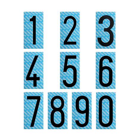 NUMERO ADESIVO 0 MM 50 NERO