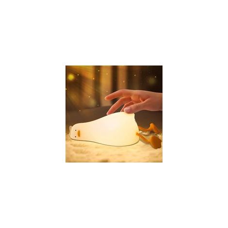 LED-Nachtlicht für Kinder, Enten-Nachtlicht, Touch-LED-Nachttischlampe fürs Kinderzimmer, 1200 mAh USB-aufladbare Nachttischlampe zur Dekoration des Kinderzimmers. - Crezuo