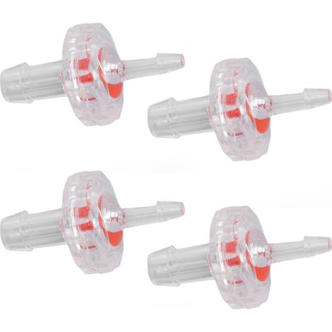 Lot de 10 clapets anti-retour unidirectionnels en plastique PP, raccord cannelé, arrêt d'eau, diamètre variable, membrane de 3 à 7 pouces. (1/5)