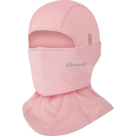 Sturmhaube Winter Balaclava Damen Herren Winddicht Warm Atmungsaktiv für Ski, Radfahren, Outdoor Rosa (1/5)