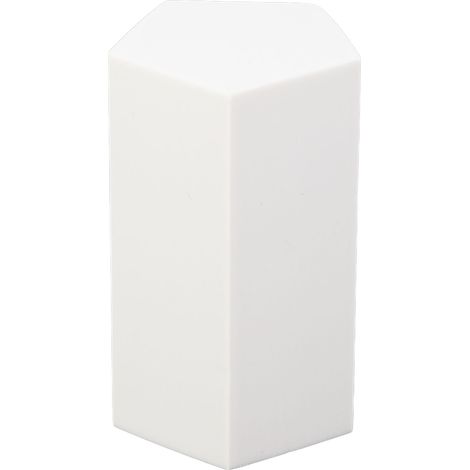 Bloc de gravure en caoutchouc souple, brique blanche stéréoscopique pour la création de sceaux, médaillons et décorations à thème pentagonal.
