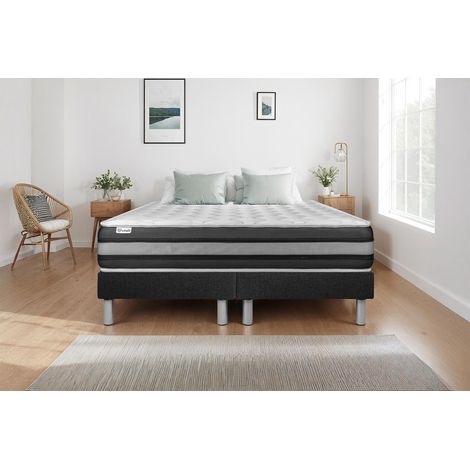 Matratzen- und Lattenrost-Set 2x80x200 cm - Vitalspring Zen (1/5)