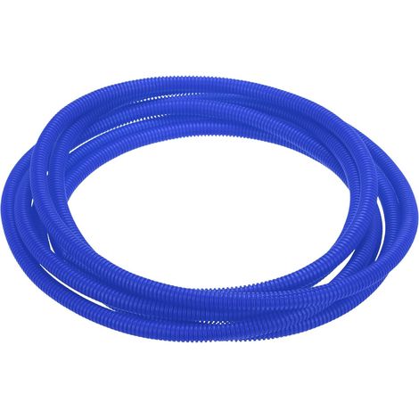 Gaine Fendue pour Câbles 1/2"(12mm) Diamètre Intérieur 20FT(6m) Gaine pour Câbles Résistante À La Chaleur Et Au Froid -40F À 257F Conduit Flexible en Plastique, Bleu (1/5)