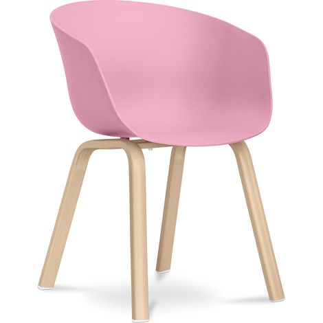 Sedia Heylys Design scandinavo - Opaco Rosa