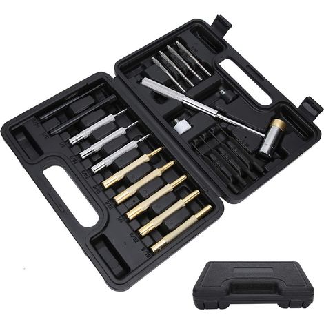 Ensemble de poinçons 21 pièces Kit d'outils de maintenance pour installation mécanique + boîte (1/5)
