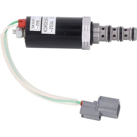 Électrovanne de pompe hydraulique pour excavatrice Kobelco SK200-2 KDRDE5KR-20 40C07-203A YN35V0004F1 (1/5)