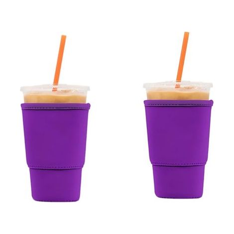 Funda para vasos, Paquete de 2, Reutilizable, Térmica y aislante, té y otras bebidas, Duradera, tazas de viaje, tazas de café, 16,5 x 10 x 6 cm (1/5)