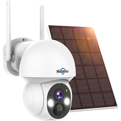 4MP Caméra Surveillance WiFi Extérieure Solaire sans Fil, 2K 2.4G (1/5)