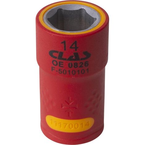 Douille isolée 3/8" 14mm - OE 0826 - CLAS Equipements