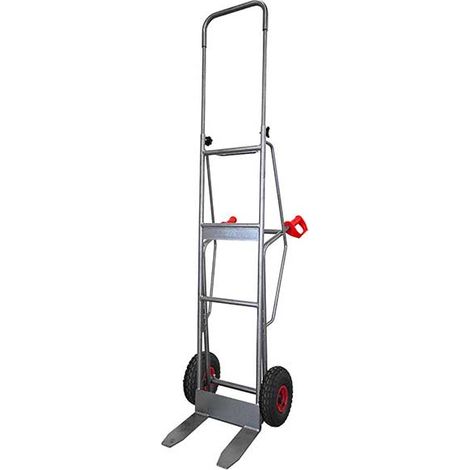 Matisère – Diable maraîcher à fourches 250kg – Roues pneumatiques Ø260mm – Tablier ajustable – Poignées ergonomiques – DMPO250RG