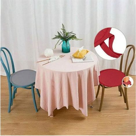 Ensemble deux pièces - Coussin d'assise - Coussin rond pour chaise - Coussin pour chaise de salle à manger - Coussin pour chaise de (1/4)