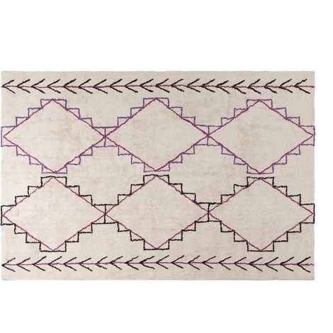 Teppich 150x80 beige/mehrfarbig KAFET