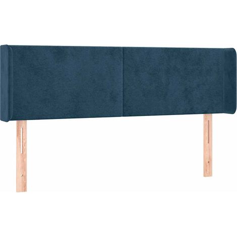 Maison Exclusive - Cabecero de terciopelo azul oscuro 147x16x78/8 (1/5)