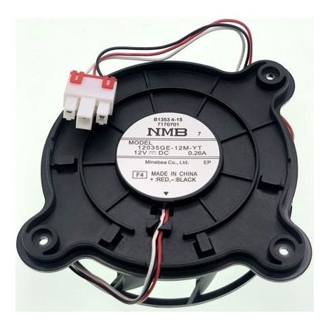 Le moteur de ventilateur de réfrigérateur 12035GE-12M-YT est compatible avec le moteur d'évaporateur de réfrigérateur Samsung Haier à 3 lignes 12V.