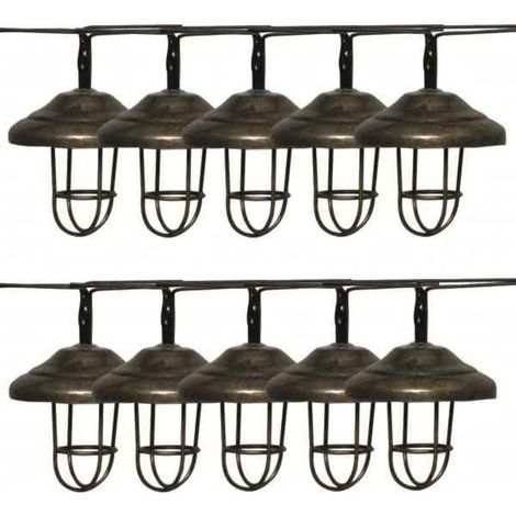 Guirlande solaire LED blanc chaud 5lm LANZAROTE LUXFORM (1/4)