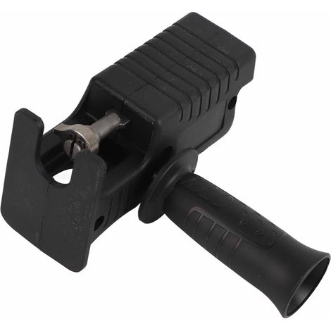 Adaptateur perceuse électrique vers scie, tête de conversion pour tronçonneuse à connexion étanche avec 3 scies, noir