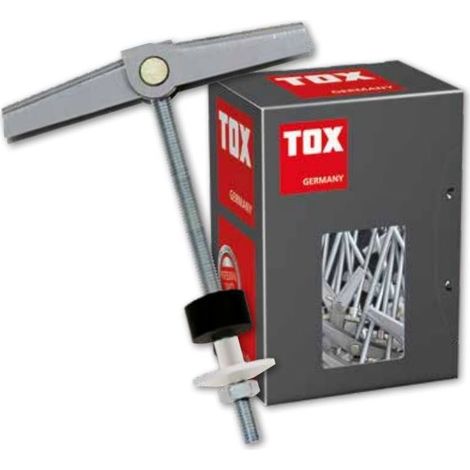 Fixation vasque Oase écart M10 – pour cloisons en placo-plâtre – Tige filetée M10 x 180 mm – Écrou hexagonal 17 mm – TOX