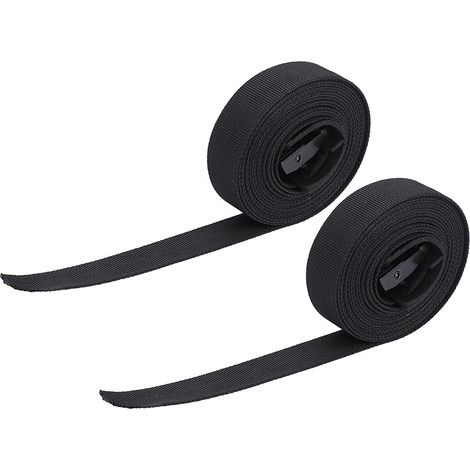 Ensemble de 2 sangles de fixation pour planche de surf, kayak et barres de toit avec mousquetons de sécurité