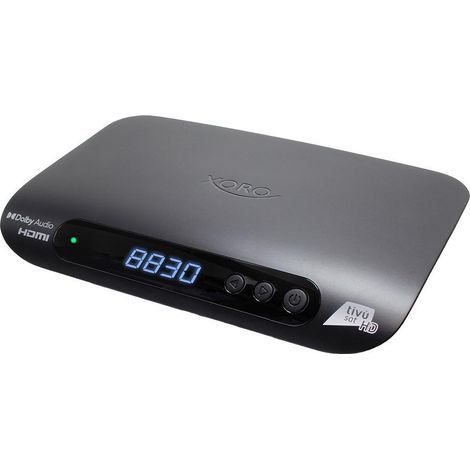 Xoro HRS 8830 TV Set-Top-Box Ethernet (RJ-45), Satellit Full HD Schwarz