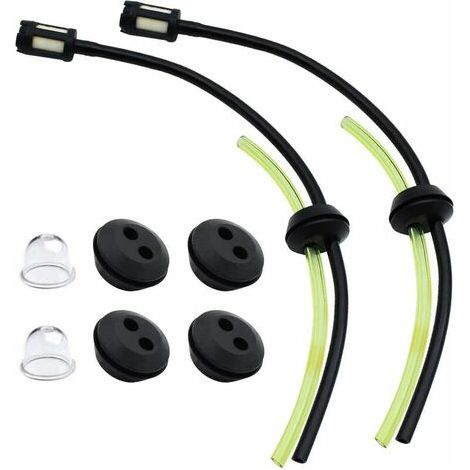 2 Kits Universels de Filtres à Essence avec Joints Passe-Durites pour Carburants, Compatible avec Tondeuses, Réservoirs de Carburant et Filtres à Carburant, Nettoyeur pour Durite d'Essence (1/5)
