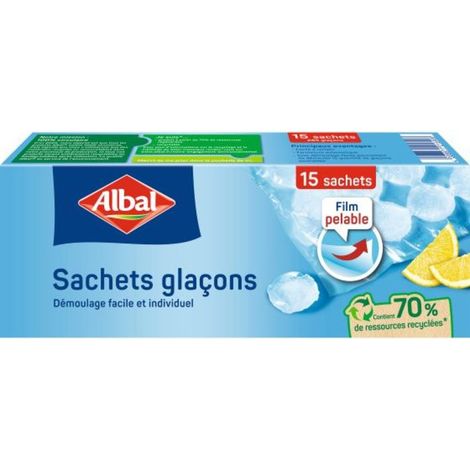 Sobre de cubitos de hielo 15 sobres