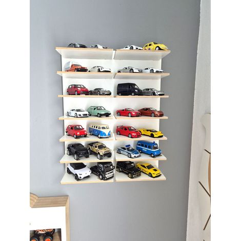 Ausstellungsstück für Automodelle im Maßstab 1:38-43, offene Vitrine