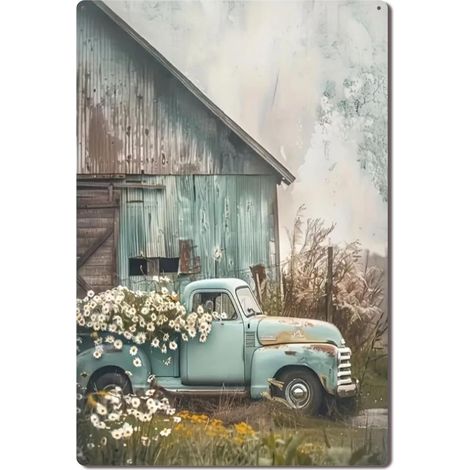 Plaque Métallique Décorative Vintage pour Jardin de Mûriers, Nature et Style Rétro pour Extérieur 40x30 cm. (1/5)