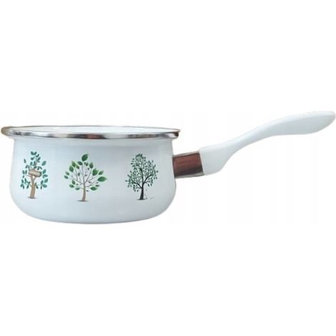 SARTÉN ESMALTADO DECORACIÓN SENCILLA 14CM 1L MEZCLA (1/3)