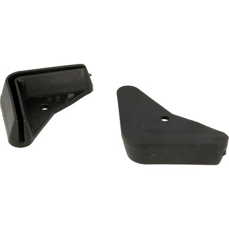 Puntali esterni ad incastro per scaffali 35 x 35 mm. 6 pz.