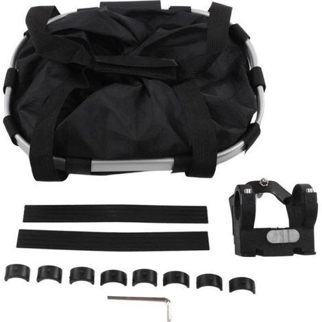 Sac de vélo pour chien Panier de Guidon de Vélo Amovible, Porte-chien à la Mode et Pratique, Parfait pour animalerie sac (1/4)