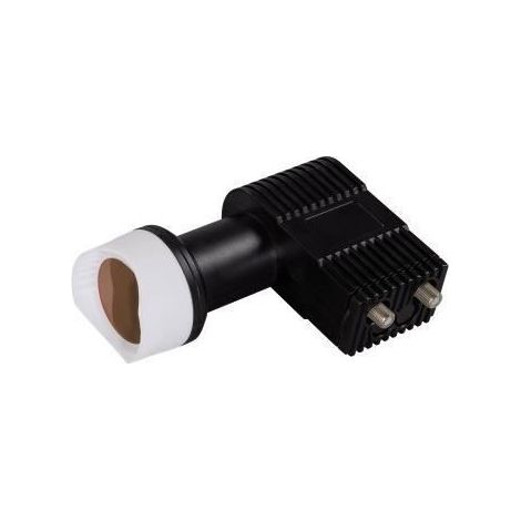 LNB universel twin - ANT4244 - Réception numérique - Connexion 2 récepteurs - Protection intempéries