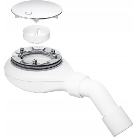 Viega Tempoplex Syphon de douche chromé 90 mm