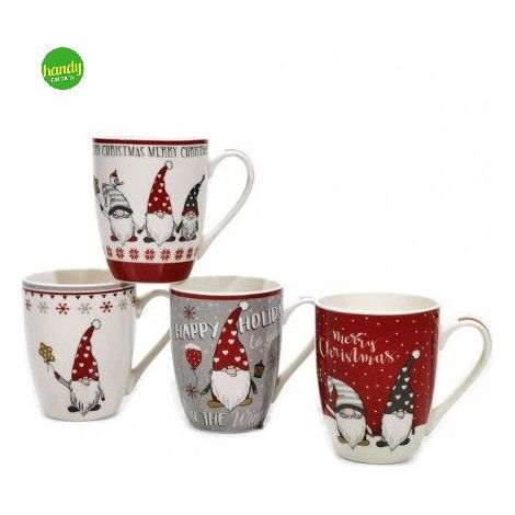 Tazza Natalizia dec. Gnomi General Trade cl 34