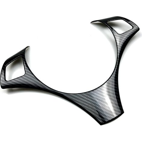 Enjoliveur de volant en fibre de carbone, protection renforcée, élégant et durable, pour BMW Série 3 E90, E92 et E93. (1/5)
