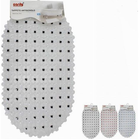 Trade Shop - Pvc Antideslizante Alfombra De Baño Ducha 63 X 34 Cm 59632 - (1/2)