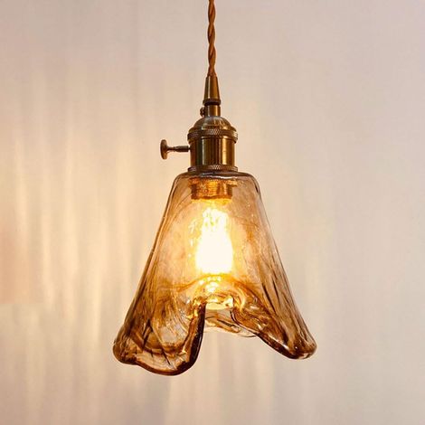 Nordic Rétro En Laiton Lustre Moderne Créatif Art de Chevet de Chevet Lampe En Chambre À Coucher B&B Bar Restaurant Décoration Décoration