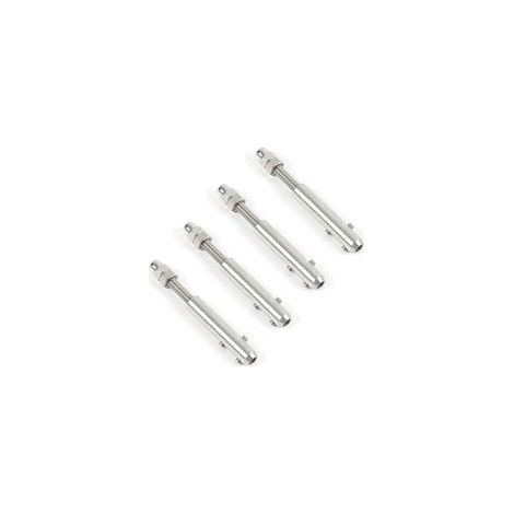Cosses de câble métallique 4 pièces, connecteur en acier inoxydable 304, adaptées au câble métallique de 4mm et au tendeur de câble métallique à clé de type L