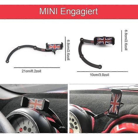 Support de téléphone portable pliable et invisible Mini Cooper 360 pour Mini Cooper R55 R56 R57 R60 R61 (Mini R)
